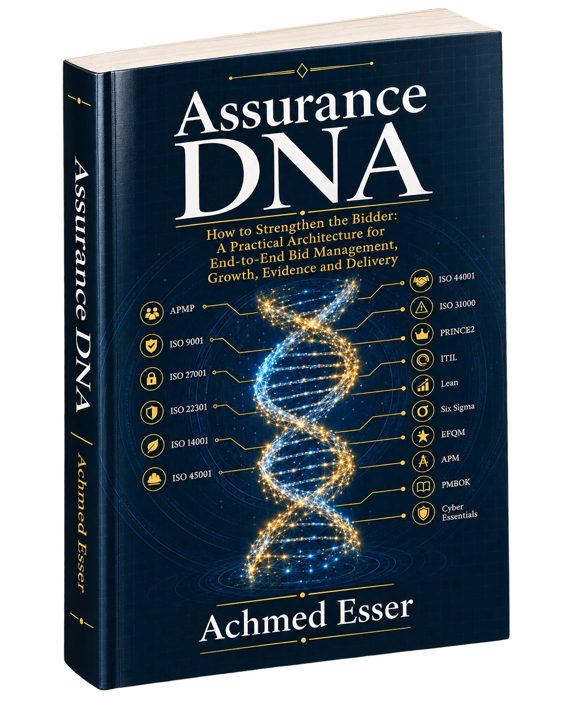 Three-dimensional cover of Assurance DNA by Achmed Esser