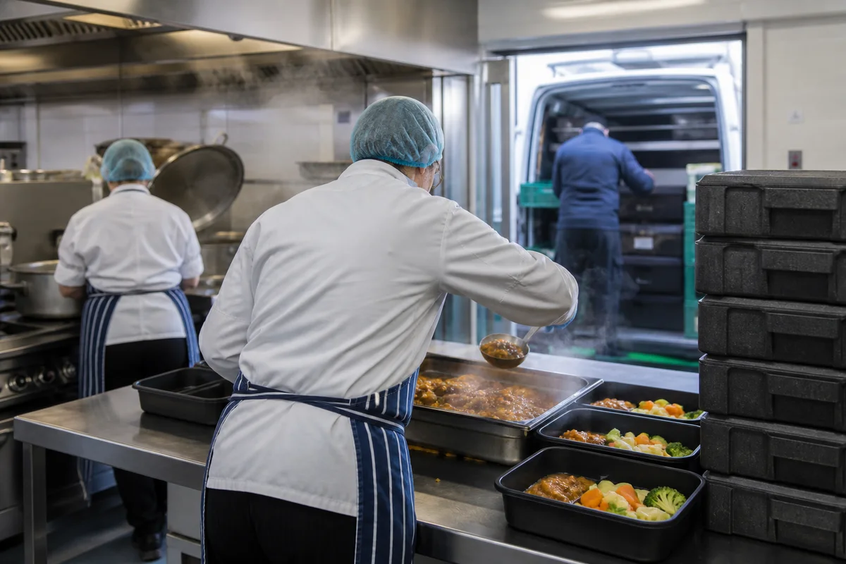 Editorial delivery context for £1m+ public-sector award for welfare-meal preparation and delivery