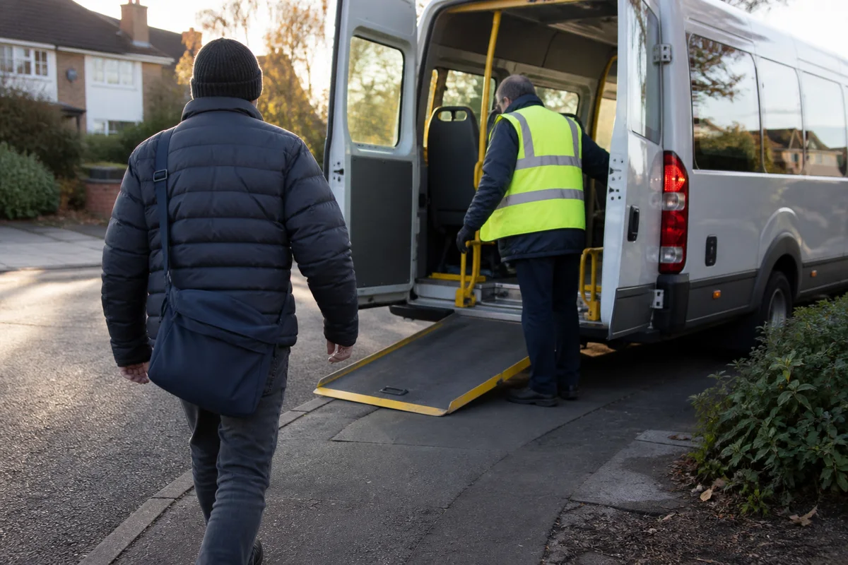 Editorial delivery context for £250k+ public-sector award for an accessible community-transport scheme