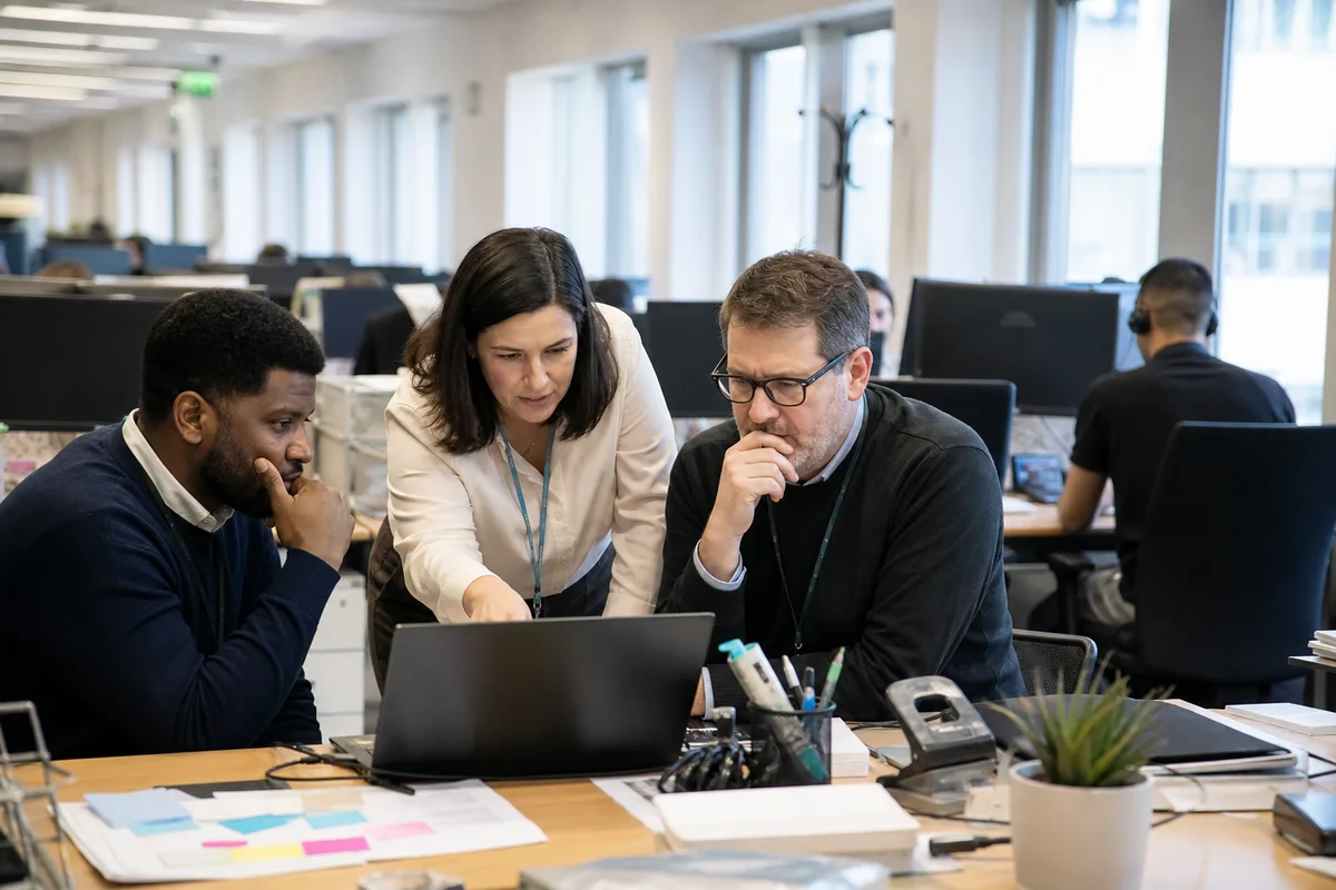 Editorial delivery context for £1m+ public-sector award for department-wide digital change delivery