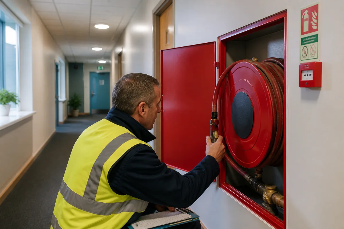 Editorial delivery context for under £25k public-sector award for fire compliance inspection and testing