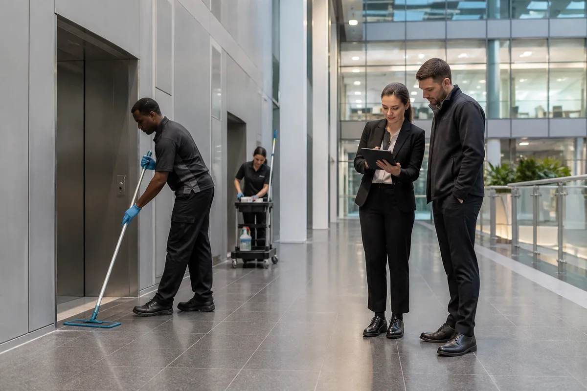 Editorial delivery context for £4m+ commercial expansion for integrated workplace services for a financial-markets organisation