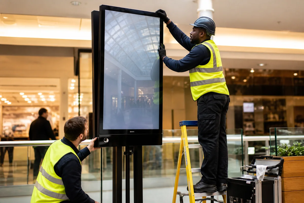 Editorial delivery context for £5m+ private-sector award for digital out-of-home media concession across major retail destinations
