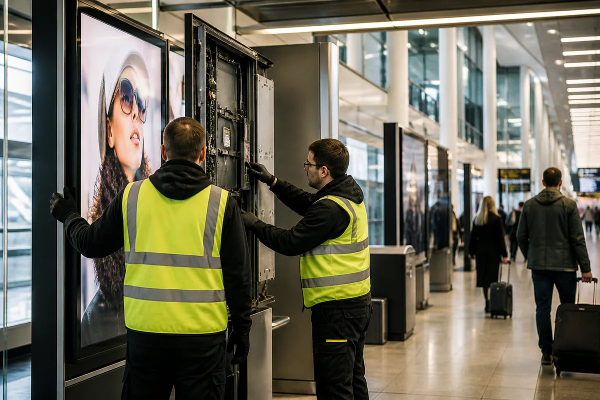 Editorial delivery context for £10m+ long-term private-sector renewal for major airport advertising concession