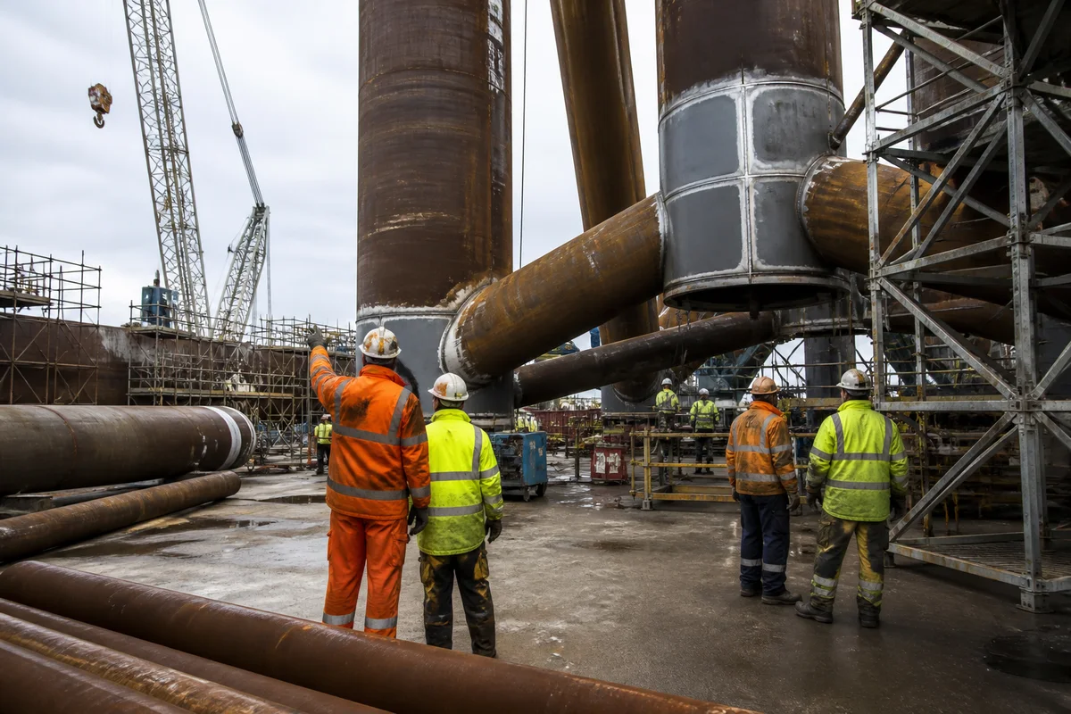 Editorial delivery context for £25m+ private-sector award for fabrication of heavy offshore pile-cluster structures