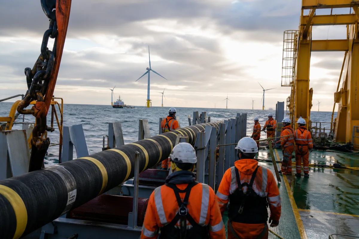 Editorial delivery context for £375m+ private-sector award for transport and installation of offshore foundations and array cables