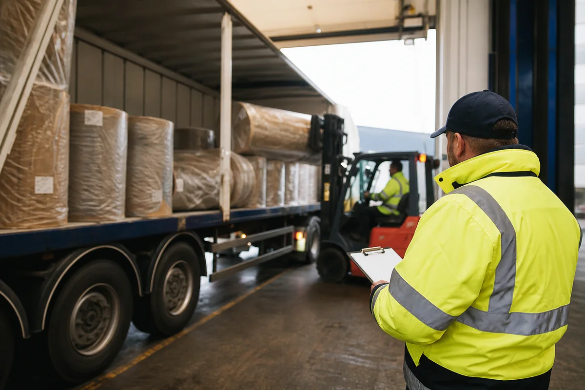 Editorial delivery context for £5m+ long-term commercial extension for warehousing and transport for a carpet manufacturer