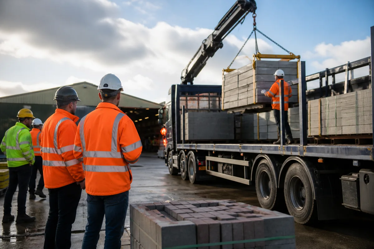 Editorial delivery context for £5m+ long-term private-sector award for national transport for building materials