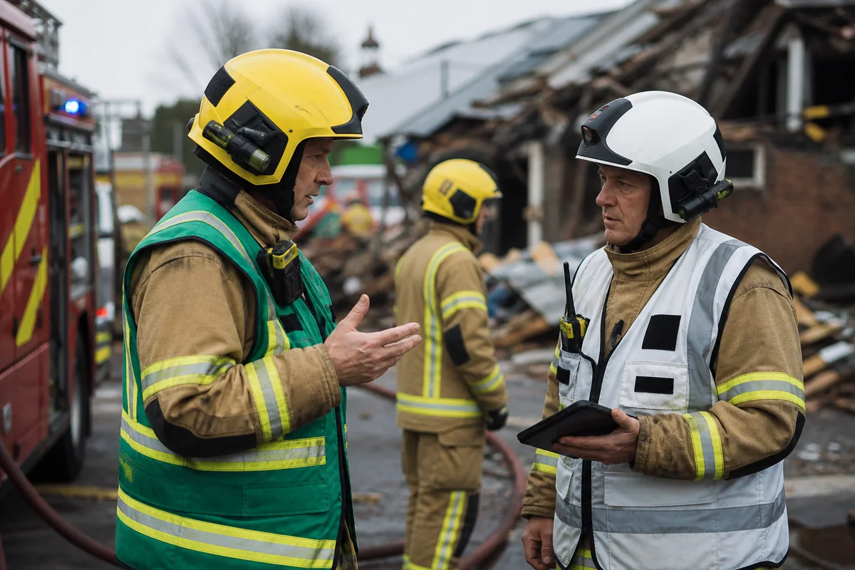 Professionals working in emergency services