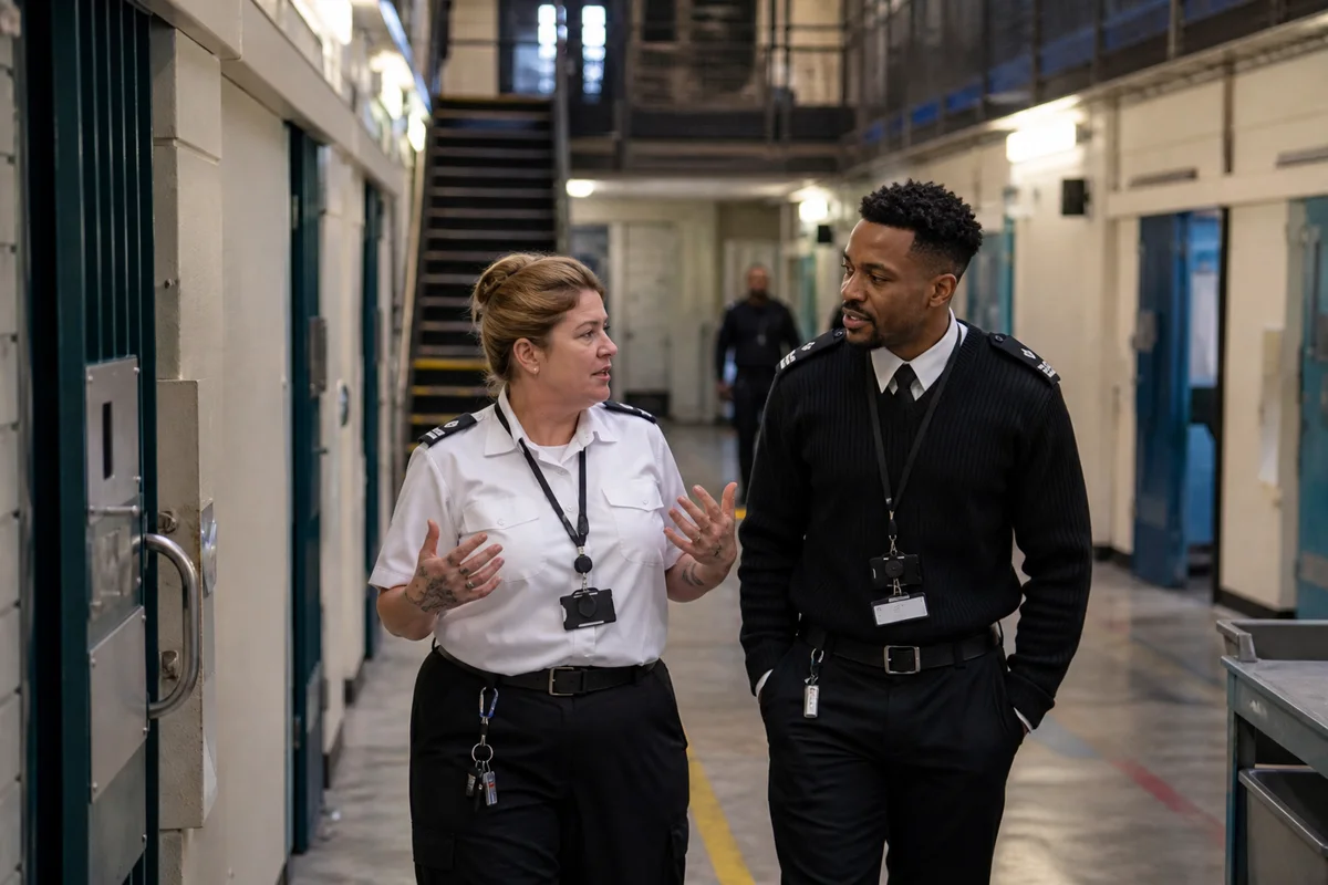 Professionals working in justice, prisons and probation