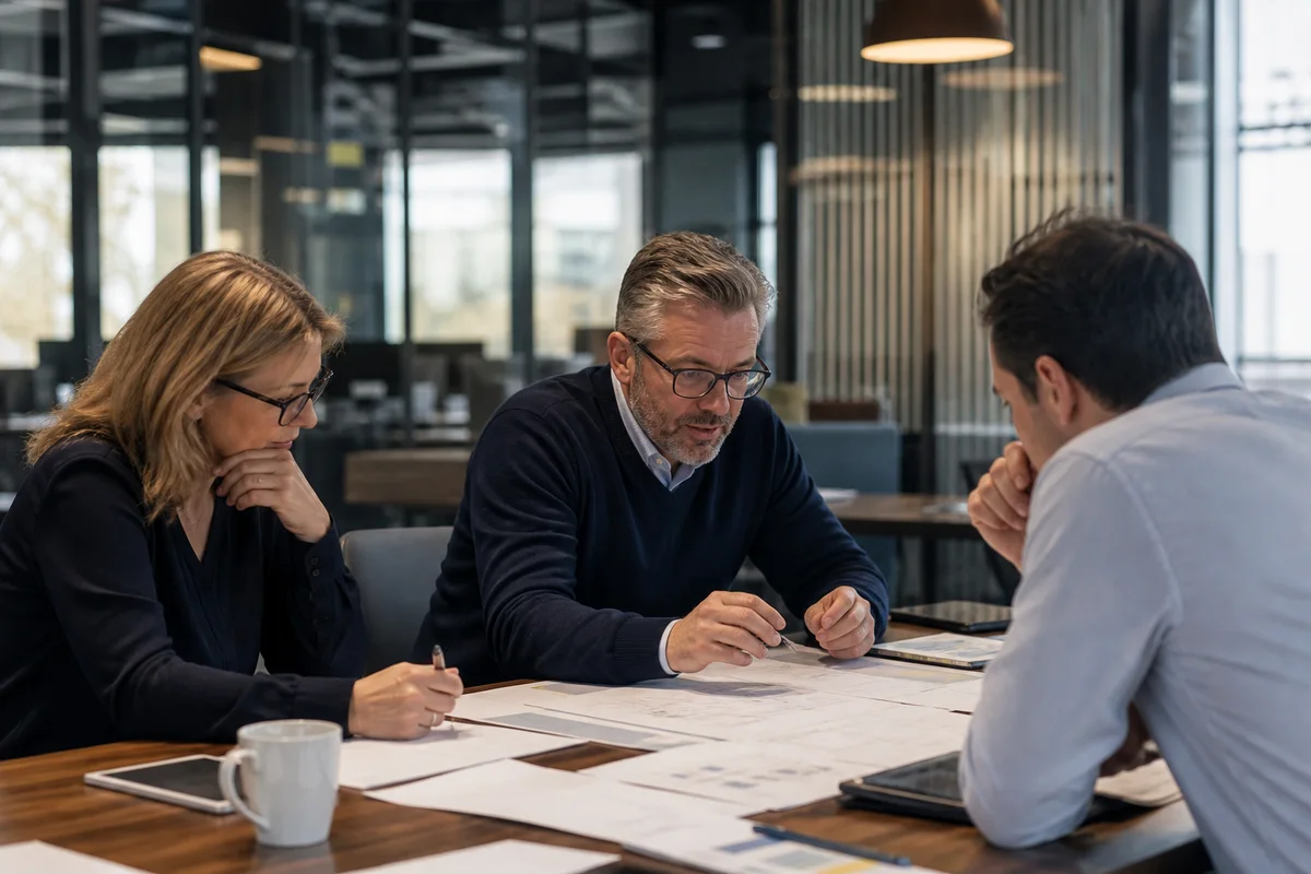 Professionals working in management consulting and professional services