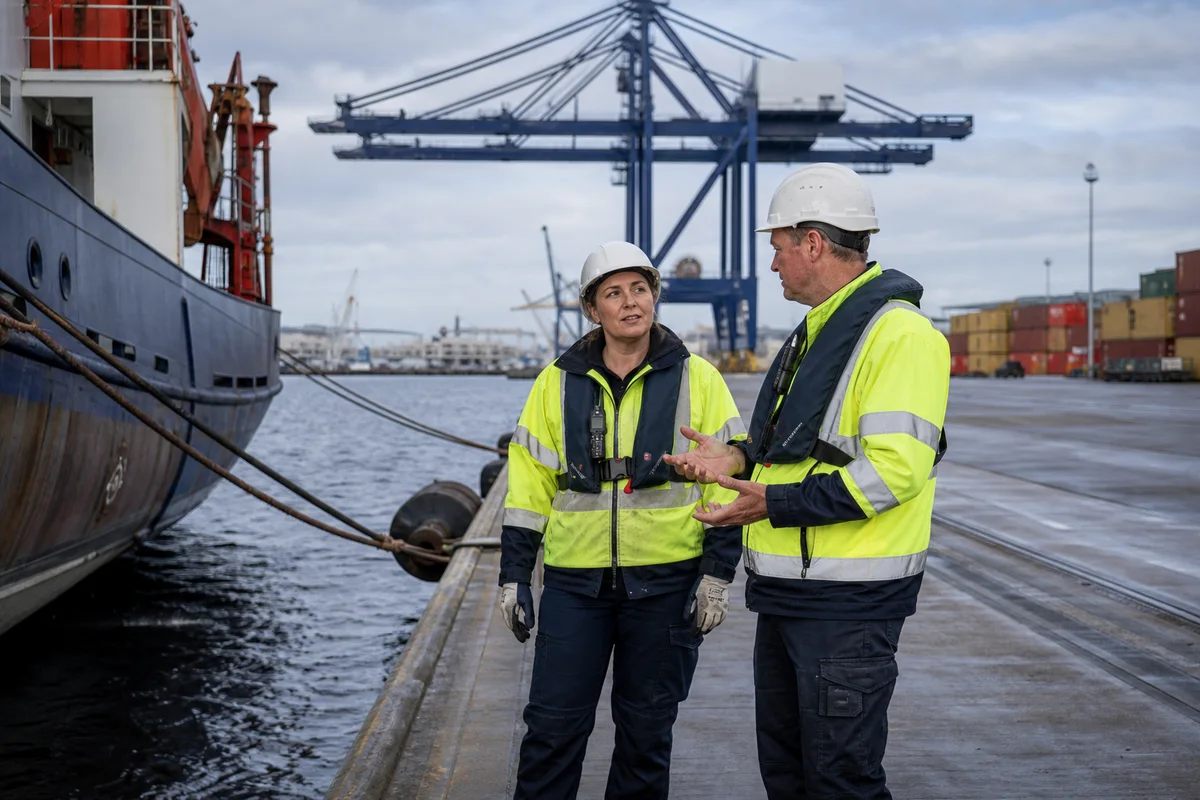 Professionals working in maritime and ports