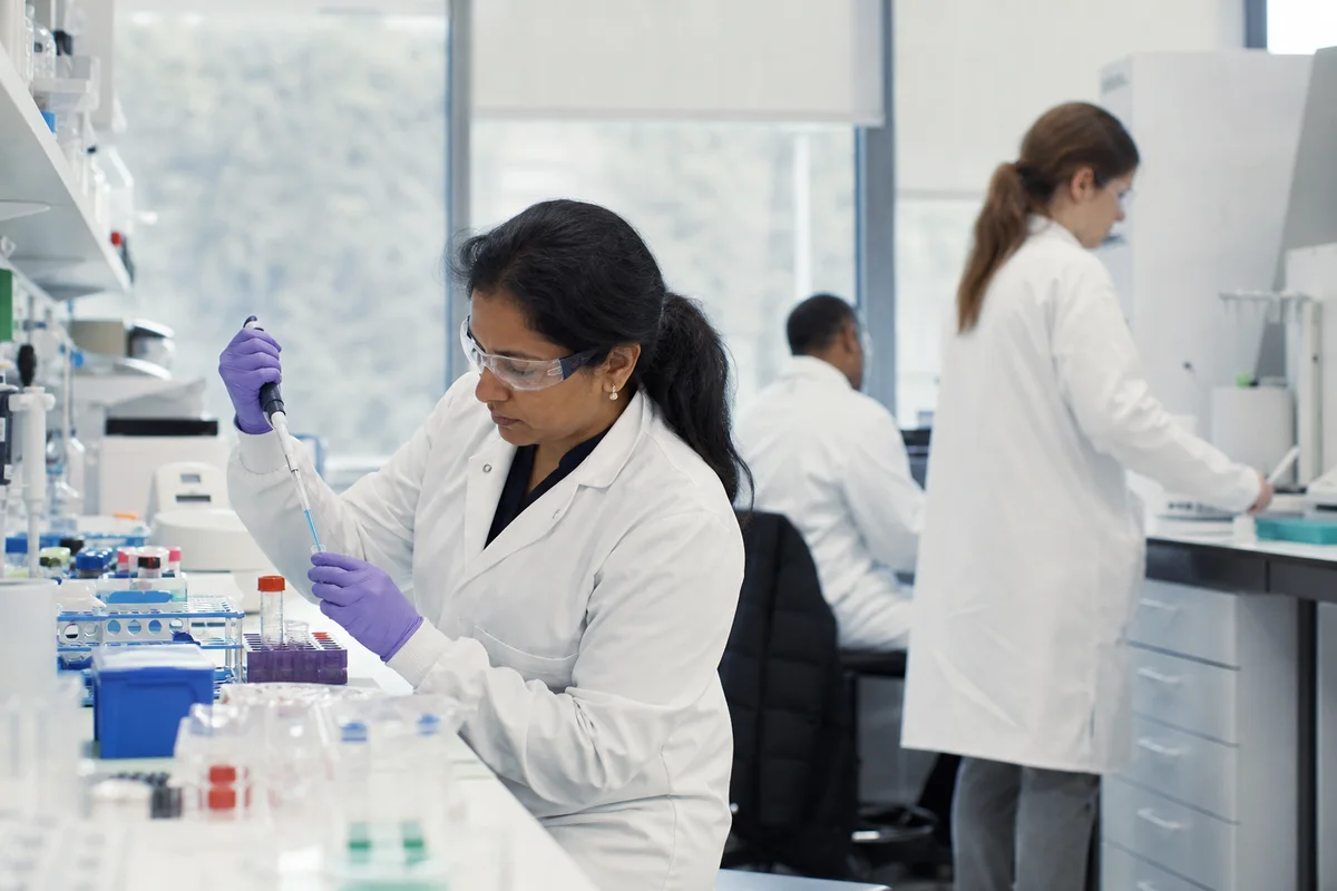 Professionals working in pharmaceuticals and life sciences