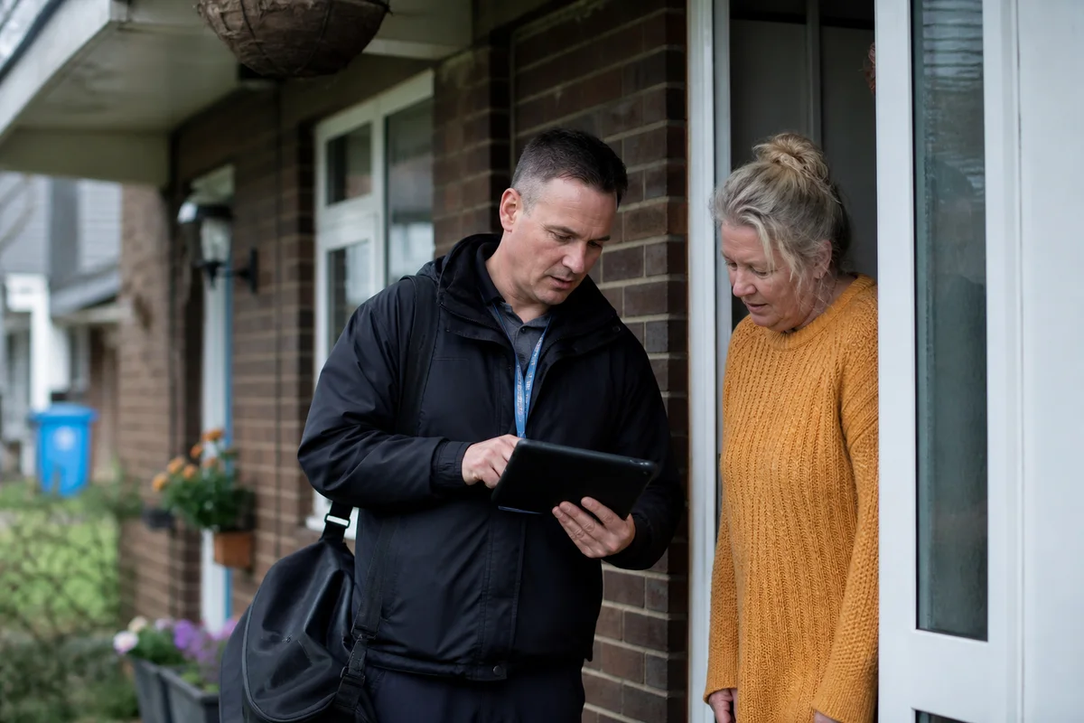 Professionals working in social housing