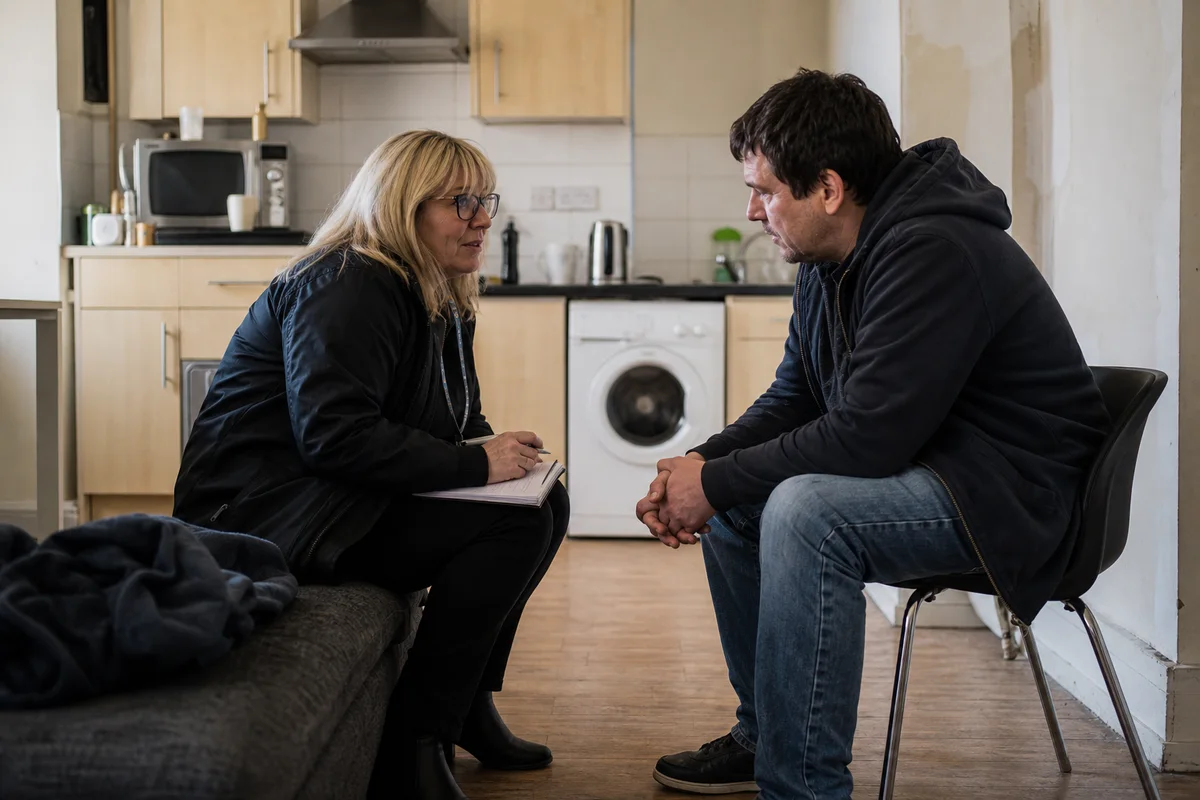Professionals working in supported housing and homelessness
